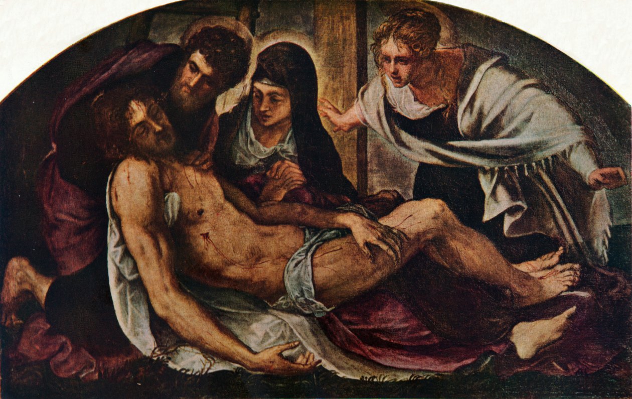 Depositionen, 1563, 1930. av Jacopo Robusti Tintoretto
