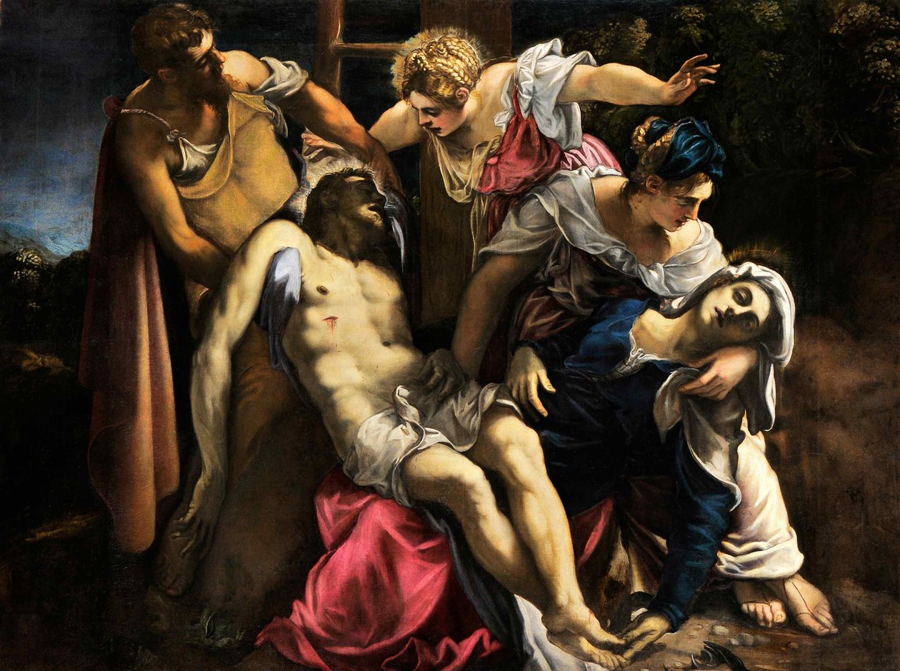 Depositionen, ca 1562. av Jacopo Robusti Tintoretto