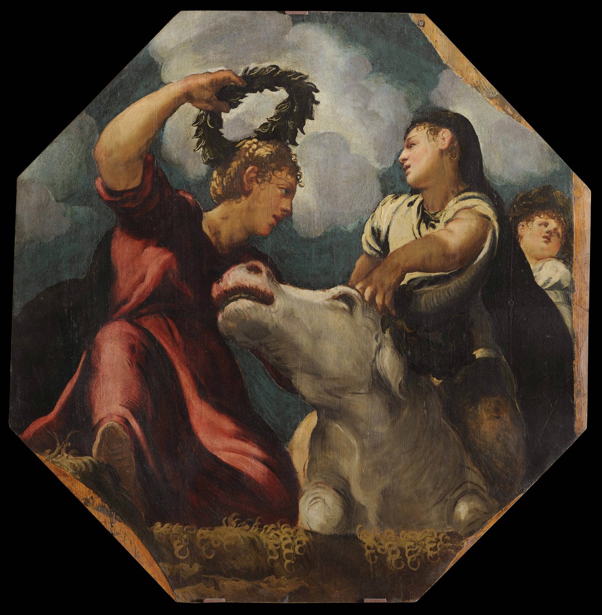 Europas våldtäkt, 1541-1542. av Jacopo Robusti Tintoretto