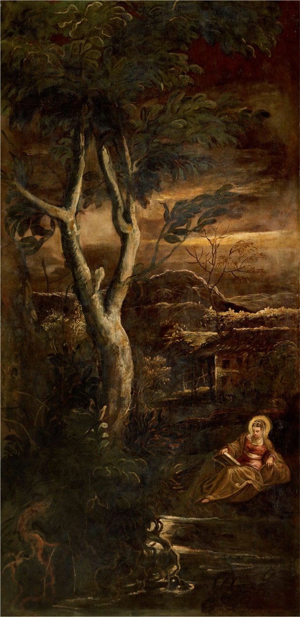 Jungfruläsningen, ca 1583. av Jacopo Robusti Tintoretto