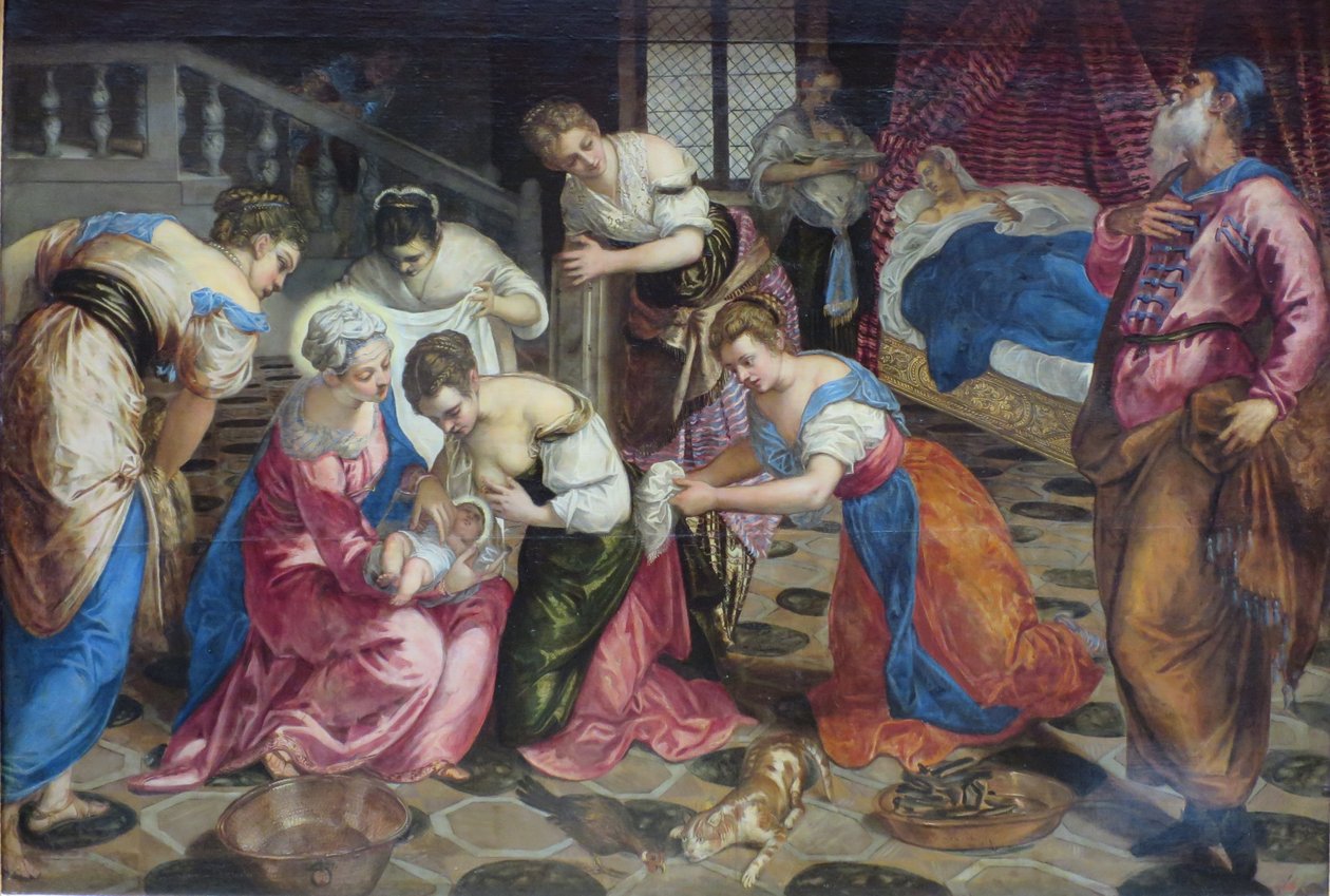 Johannes Döparens födelse av Jacopo Tintoretto