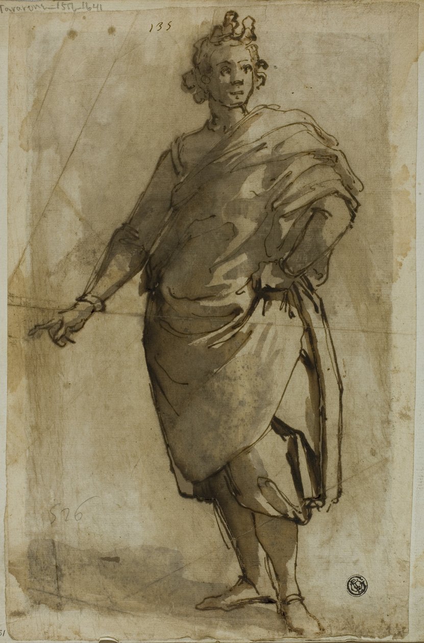 Stående mansfigur av Jacopo da Empoli