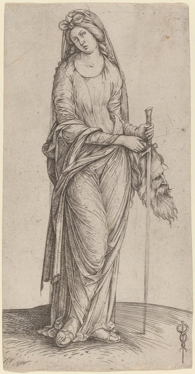 Judith håller i huvudet på Holofernes av Jacopo de