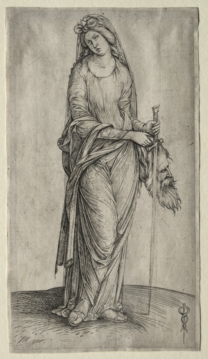 Judith håller i huvudet på Holofernes av Jacopo de