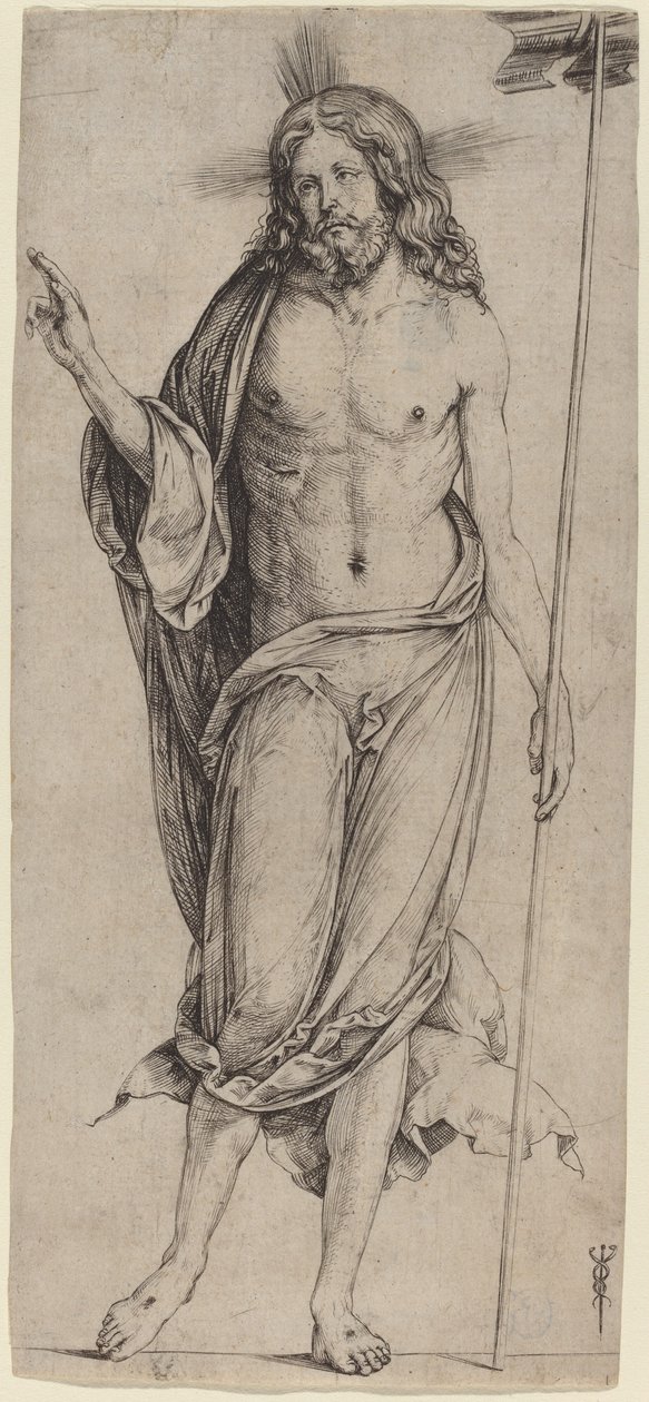 Den uppståndne Kristus, ca. 15031504. av Jacopo de Barbari