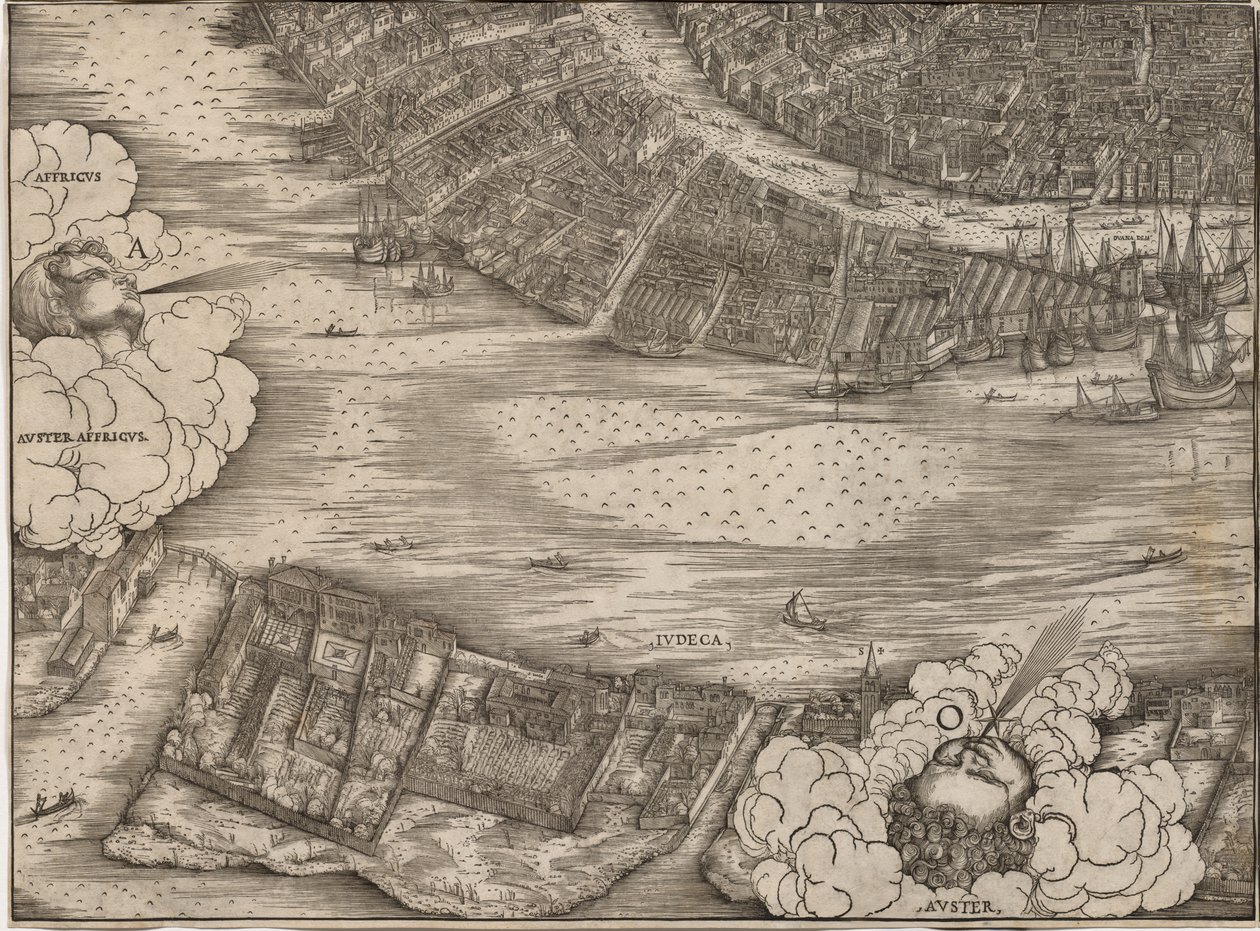 Utsikt över Venedig av Jacopo de