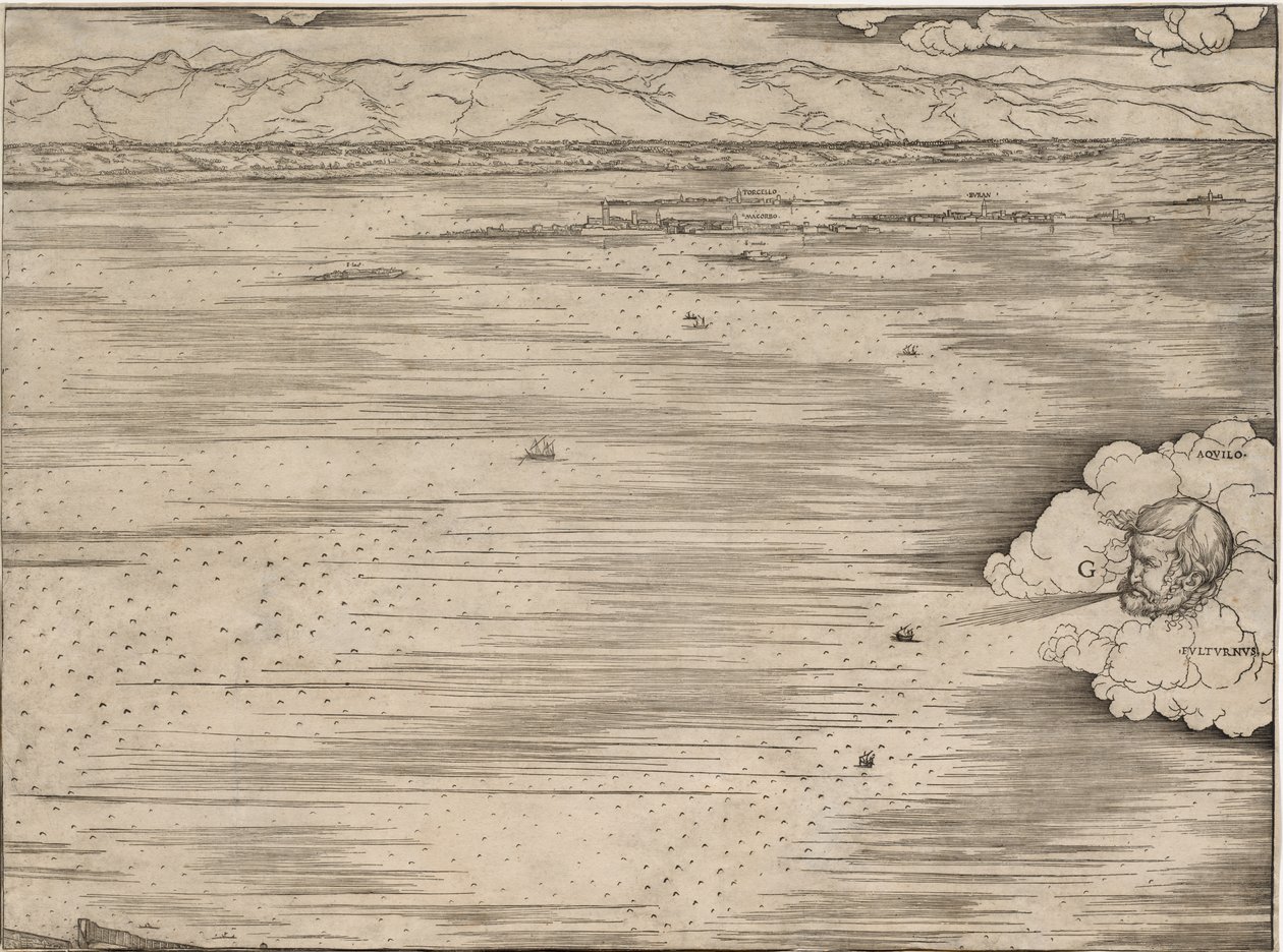 Utsikt över Venedig av Jacopo de