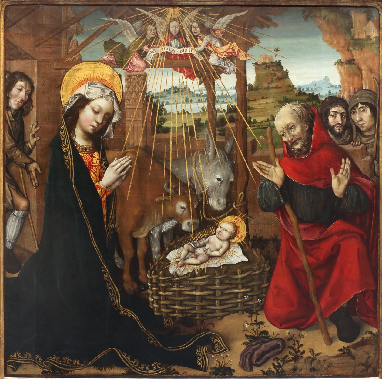 Tillbedjan av barnet av Jacquelin de Montluçon
