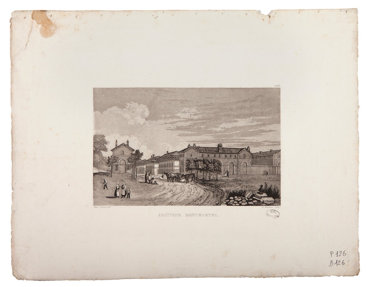 Montmartre slakteri av Jacques Alphonse Testard