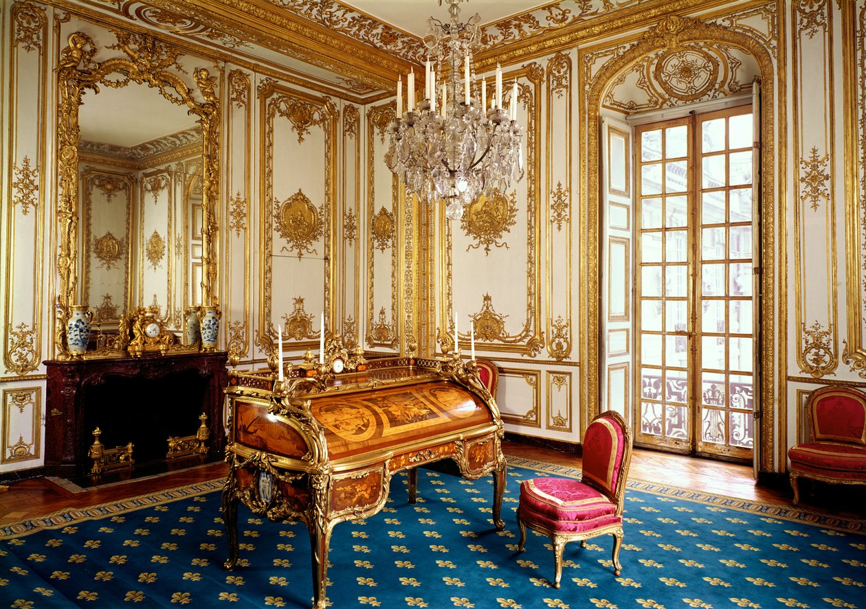 Ludvig XV:s privatstudie, 1753-60 av Jacques Ange Gabriel
