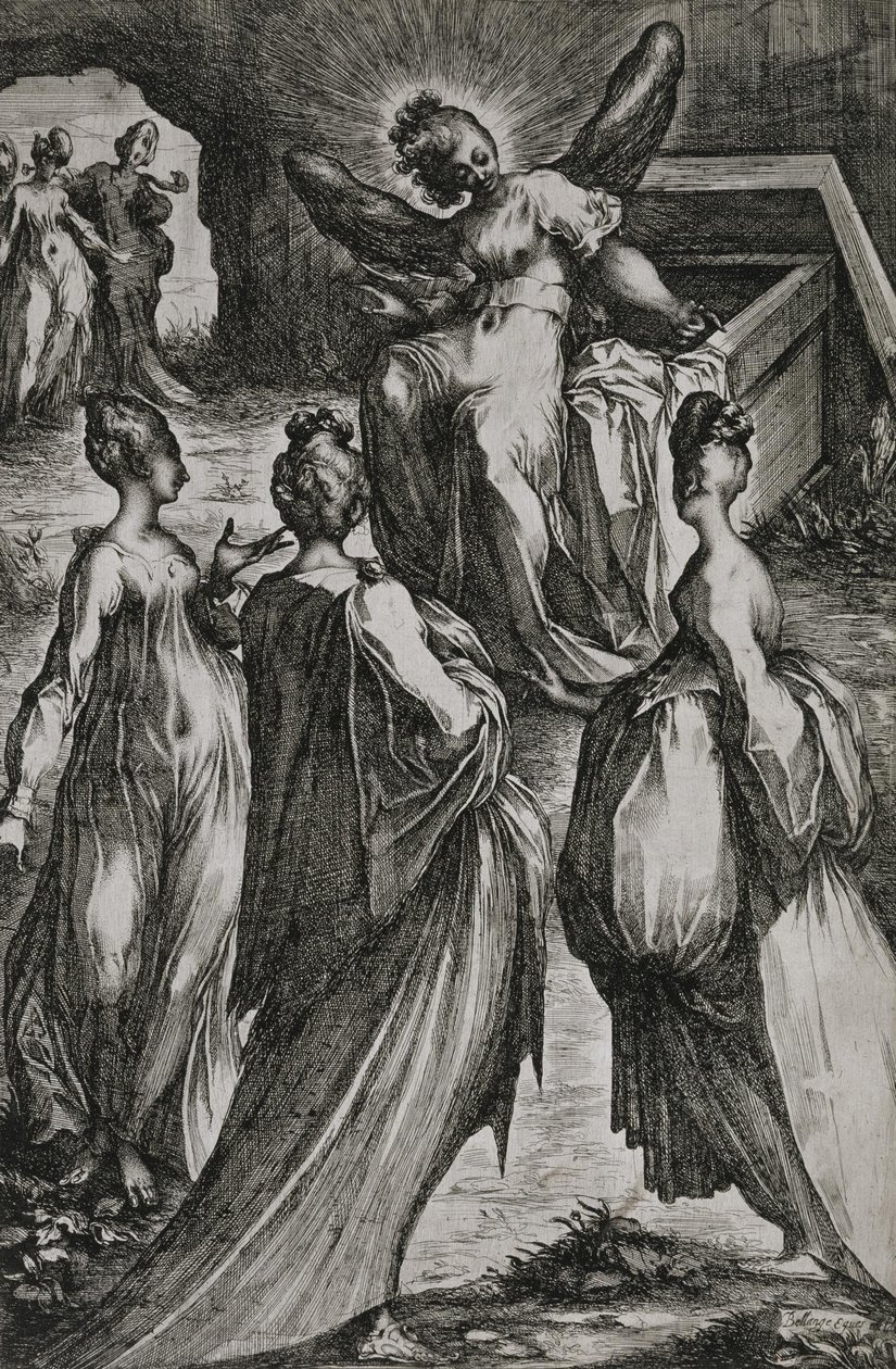 De heliga kvinnorna vid graven av Jacques Bellange