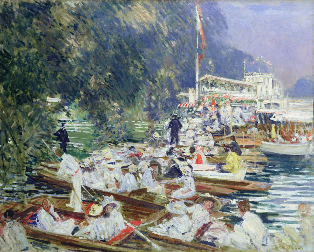 Regattan av Jacques Emile Blanche