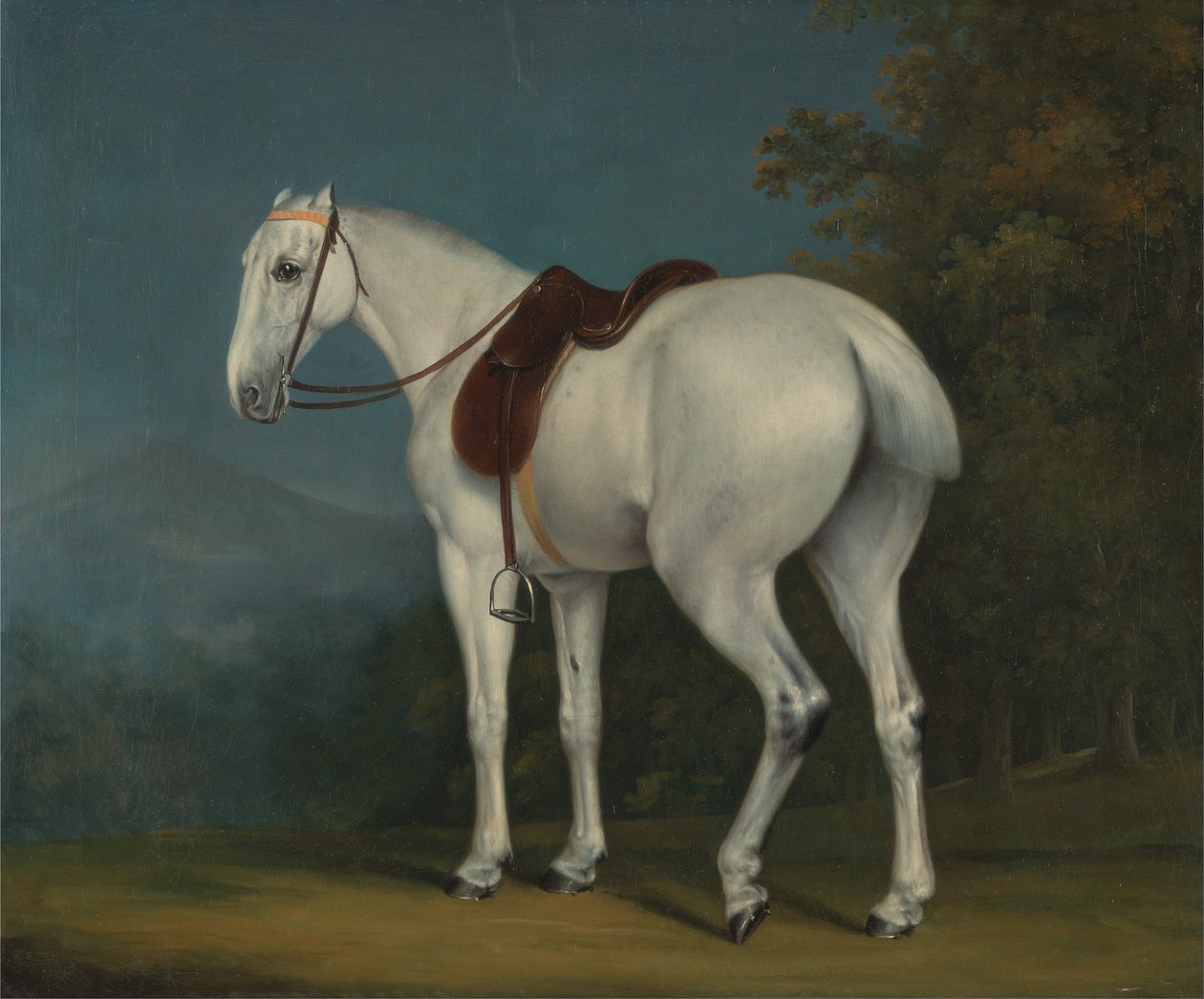 En Ladys Grey Hunter av Jacques Laurent Agasse