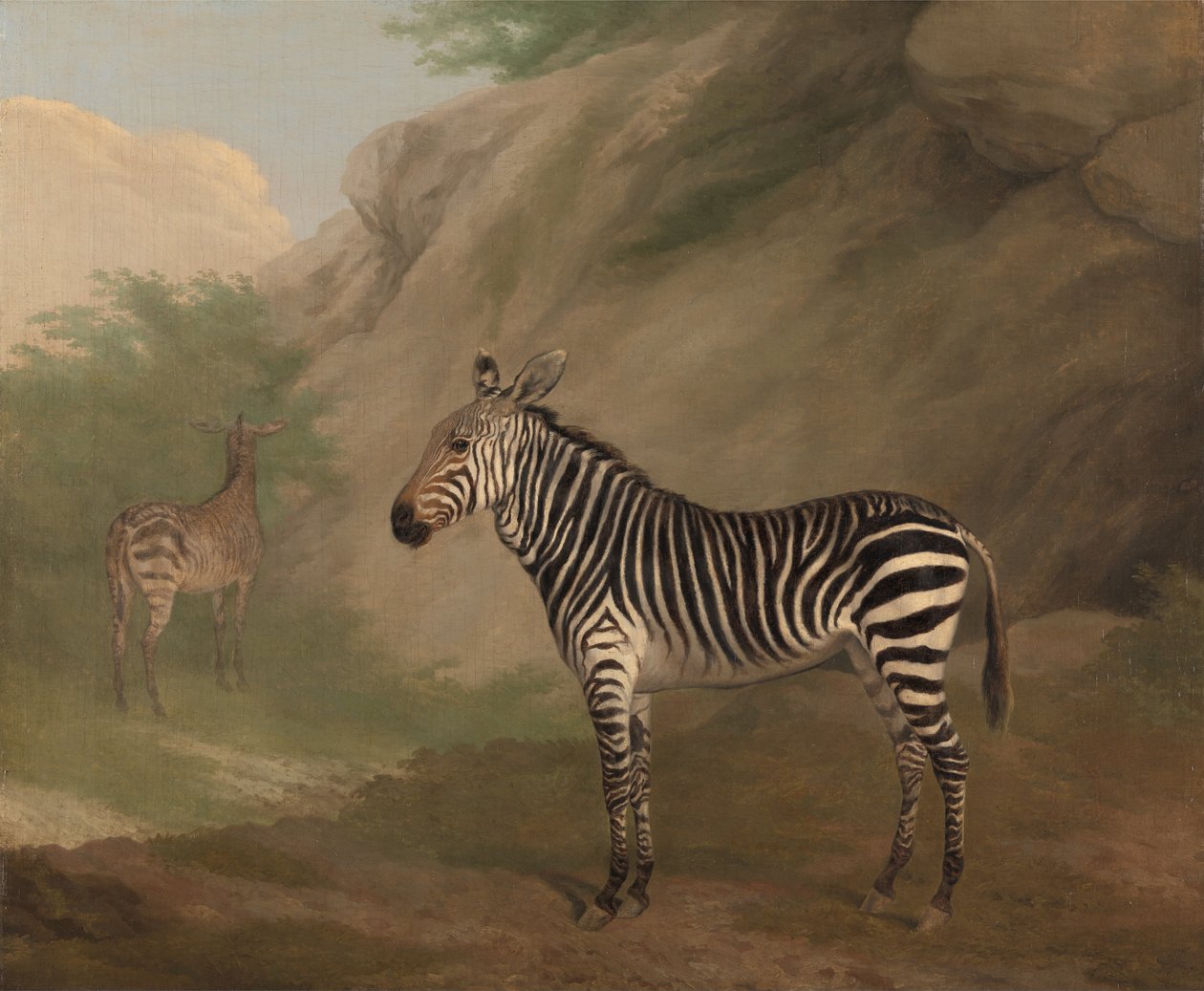 Zebra av Jacques Laurent Agasse