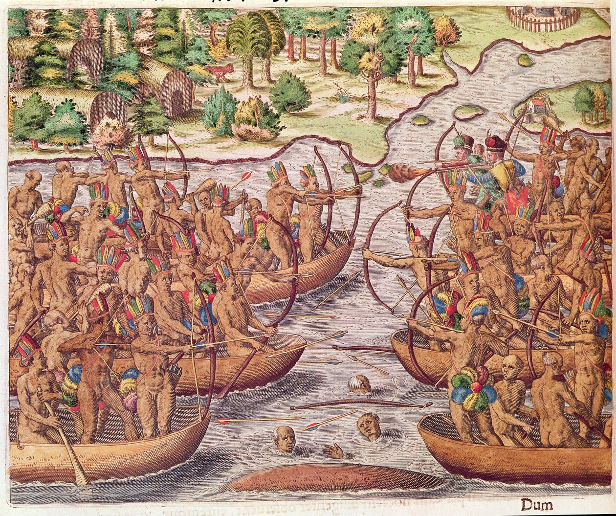Battle Between Indian Tribes, från 