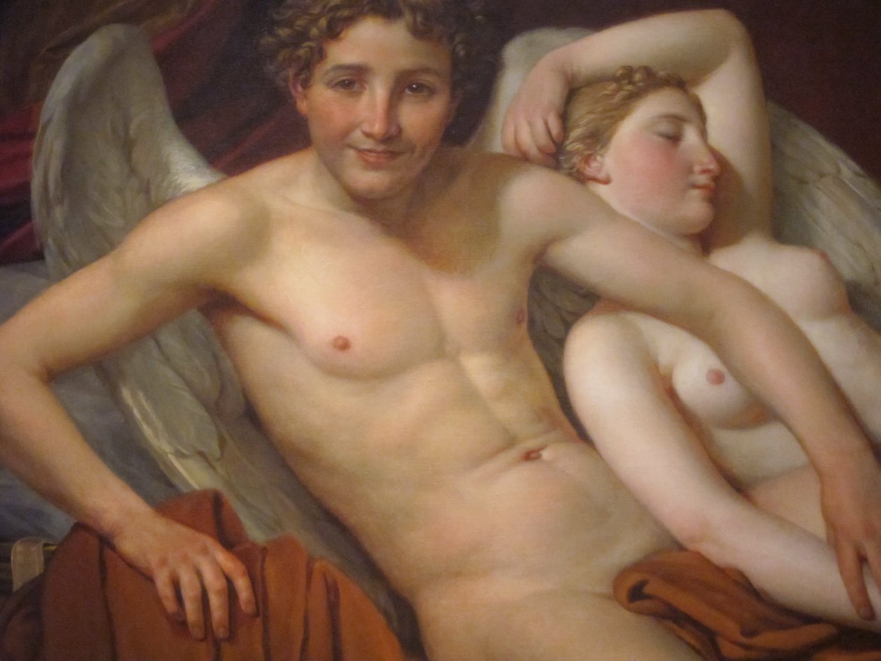 Amor och Psyke av Jacques Louis David