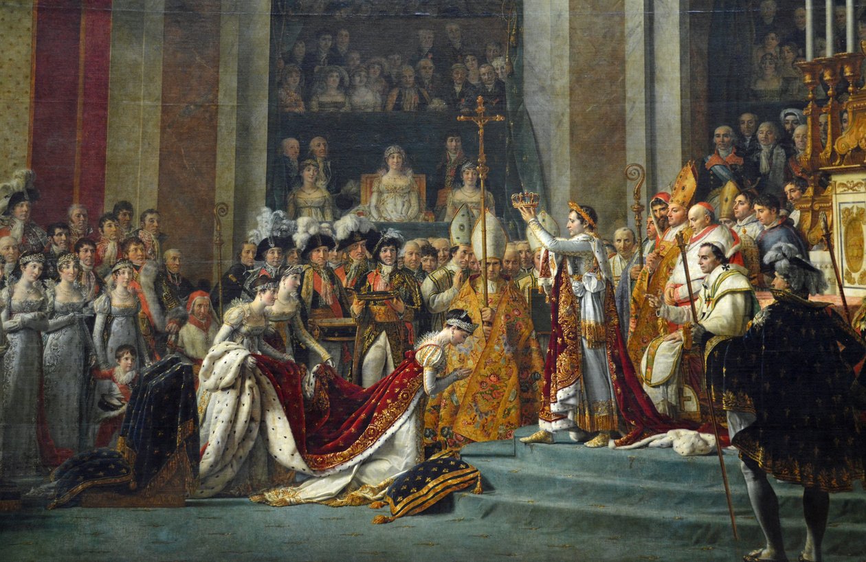 Napoleons kröning av Jacques Louis David