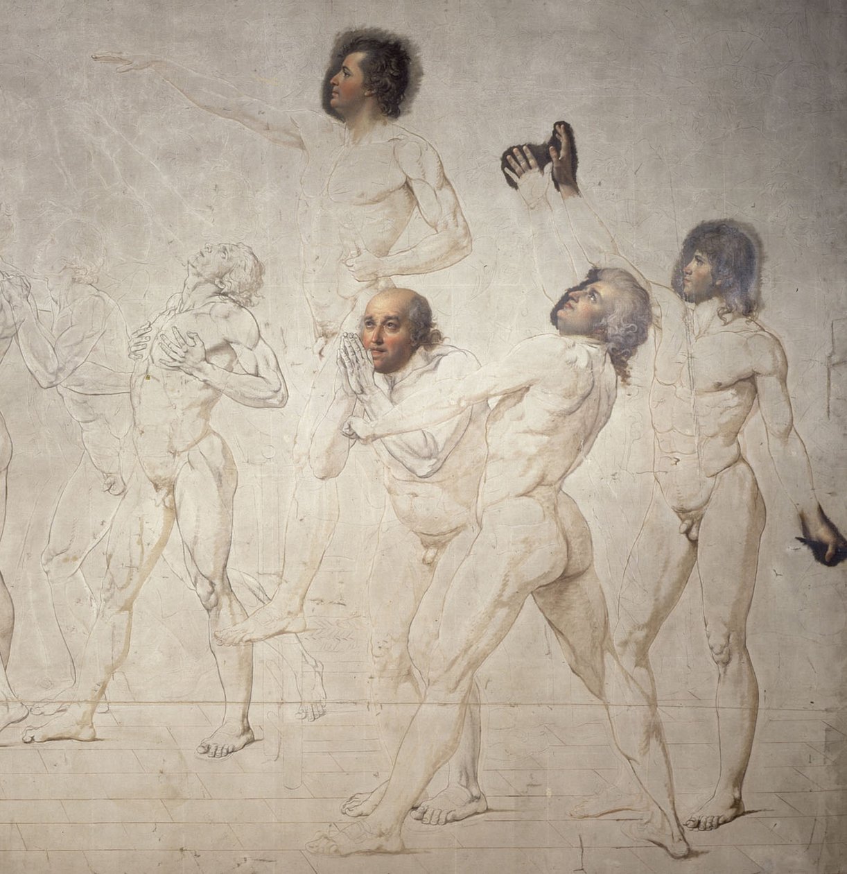Le serment du Jeu de Paume av Jacques Louis David