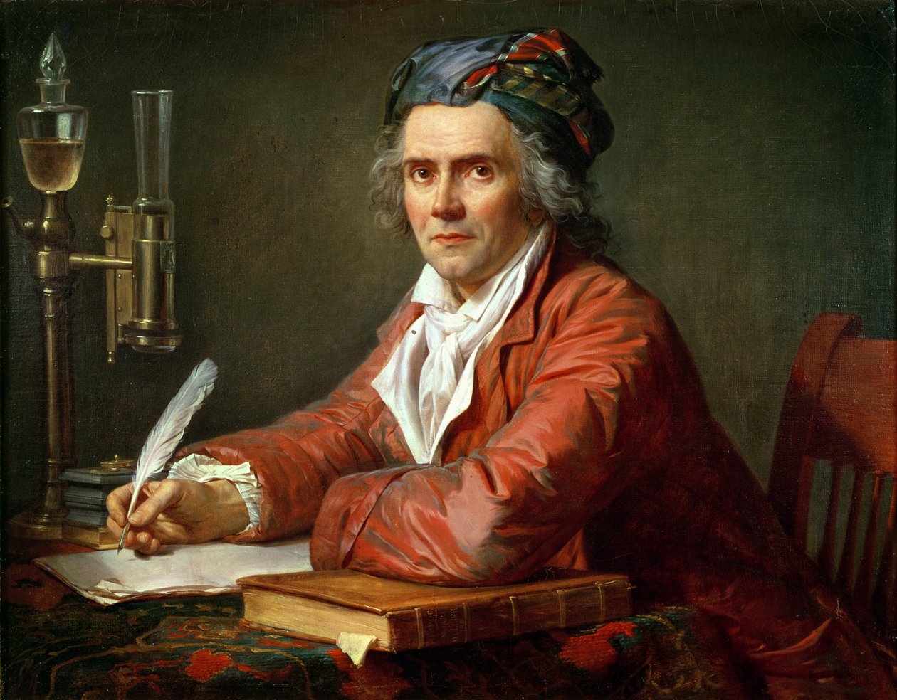 Porträtt av Alphonse Leroy, 1783 av Jacques Louis David
