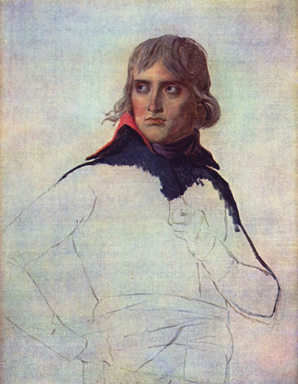 Portrait of General Napoleon Bonaparte  av Jacques Louis David