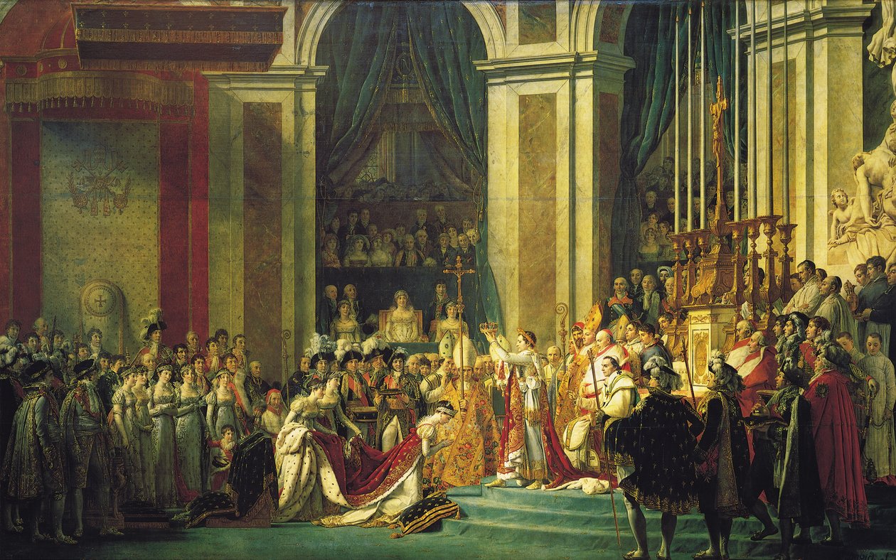 Napoleons kröning av Jacques Louis David