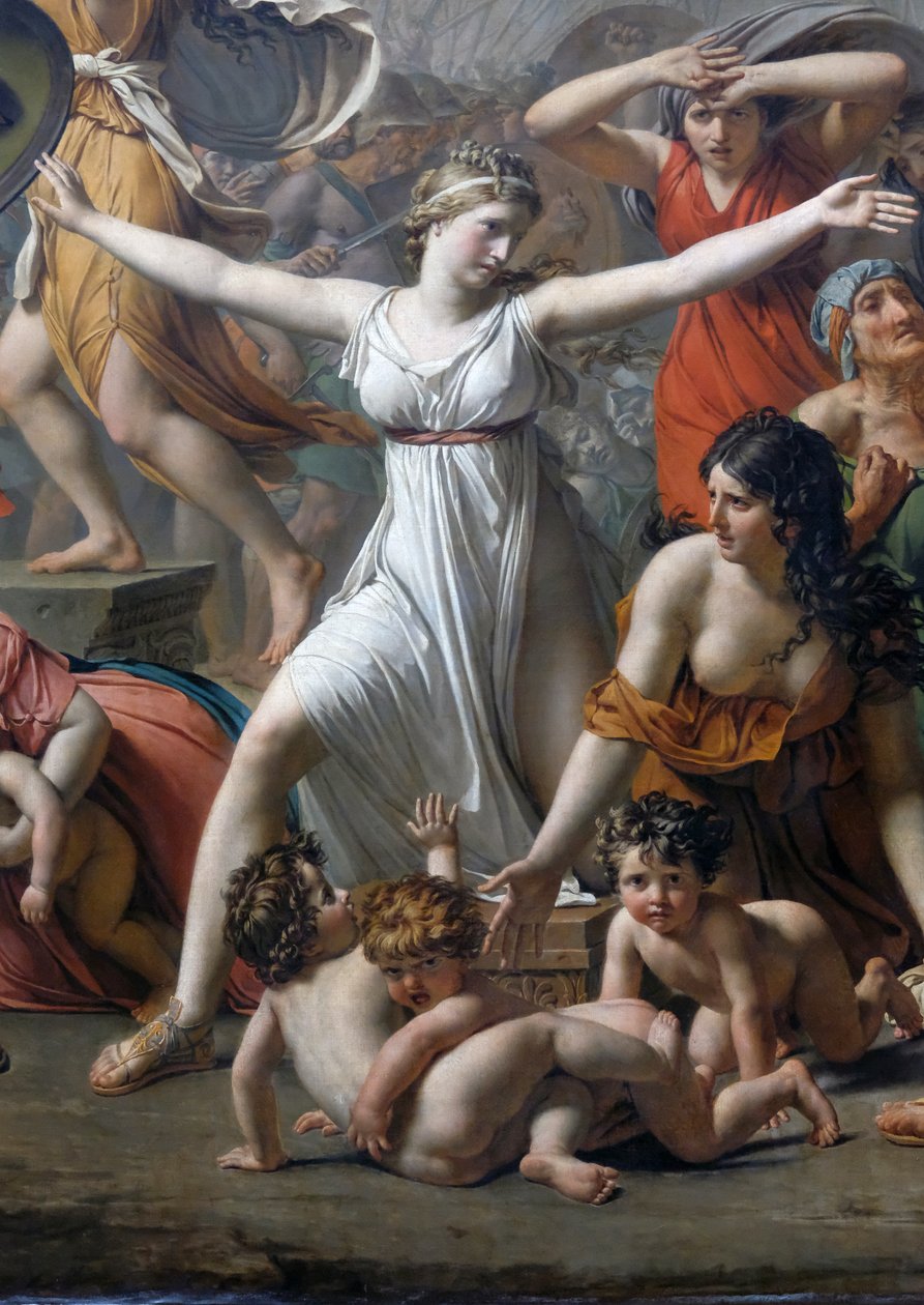 The Intervention of the Sabine Women  av Jacques Louis David