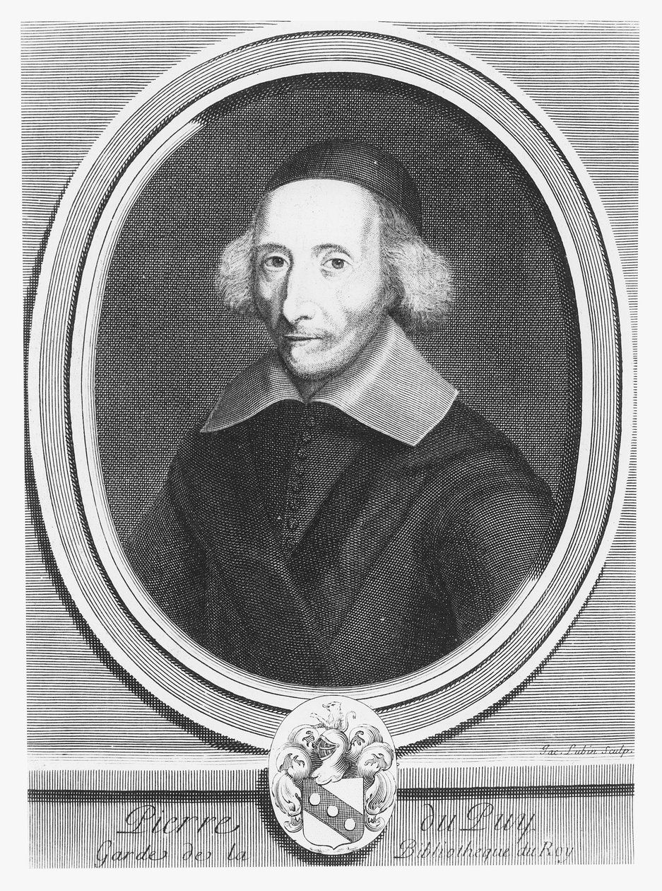 Porträtt av Pierre Dupuy av Jacques Lubin