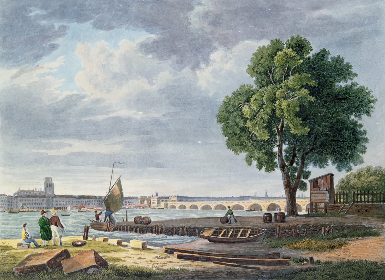 Bordeaux, ca 1830-40 av Jacques Raymond Brascassat