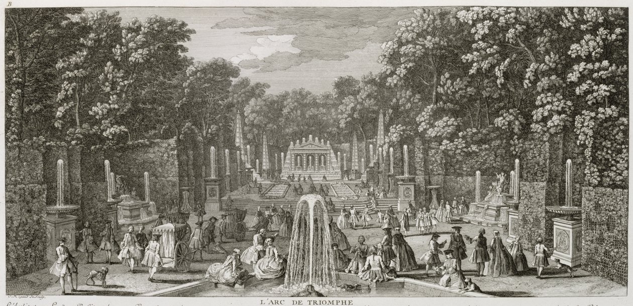 Triumfbågen, Versailles av Jacques Rigaud