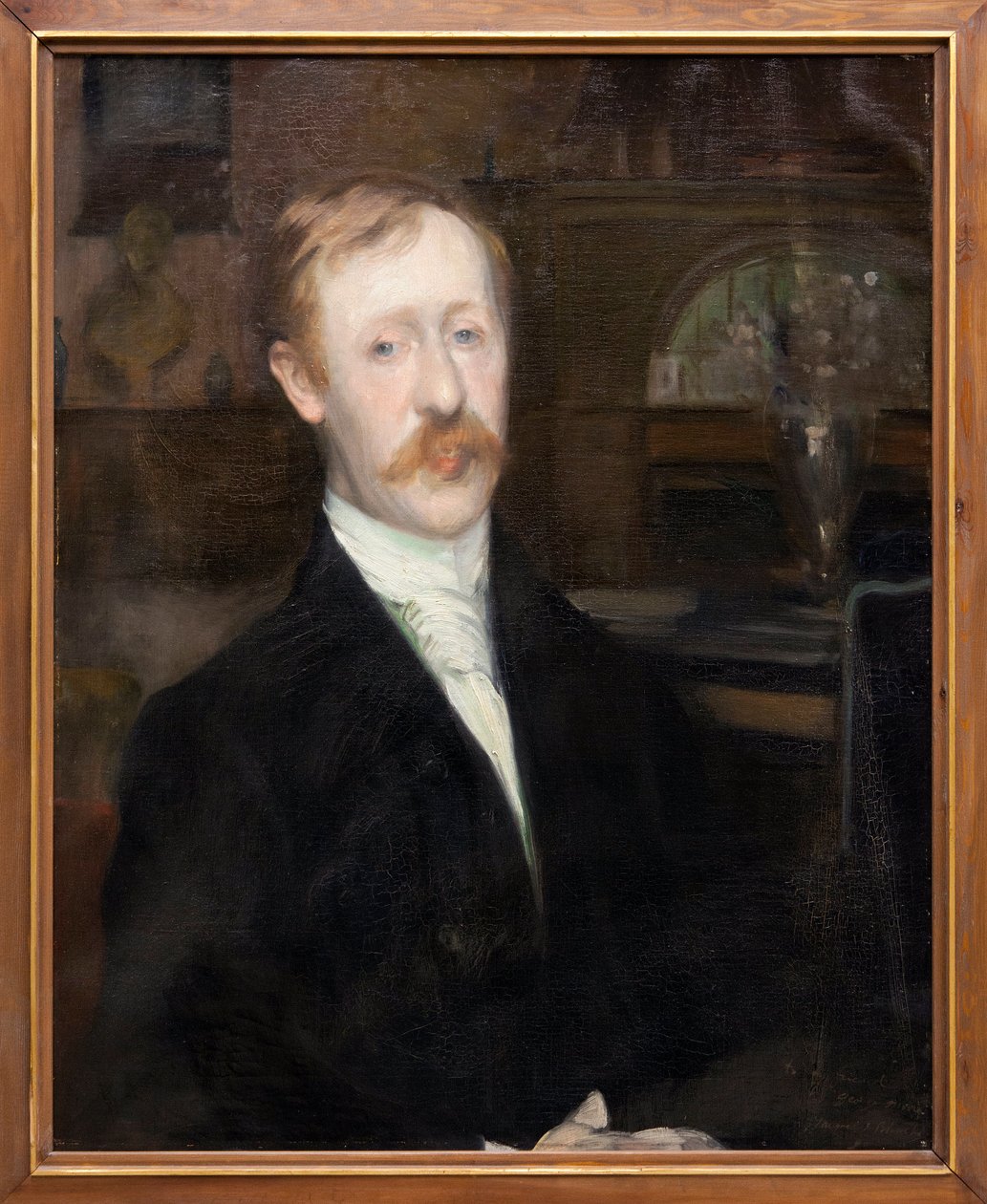 Porträtt av Georges Moore av Jacques Emile Blanche