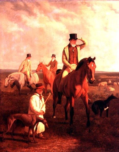 Lord Rivers coursing av Jacques Laurent Agasse