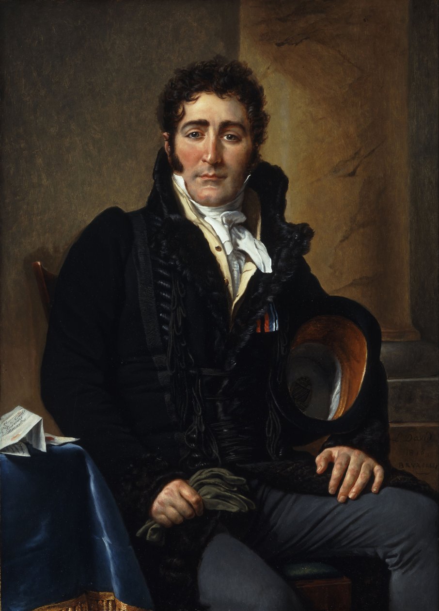Portrait of the Comte de Turenne av Jacques Louis David