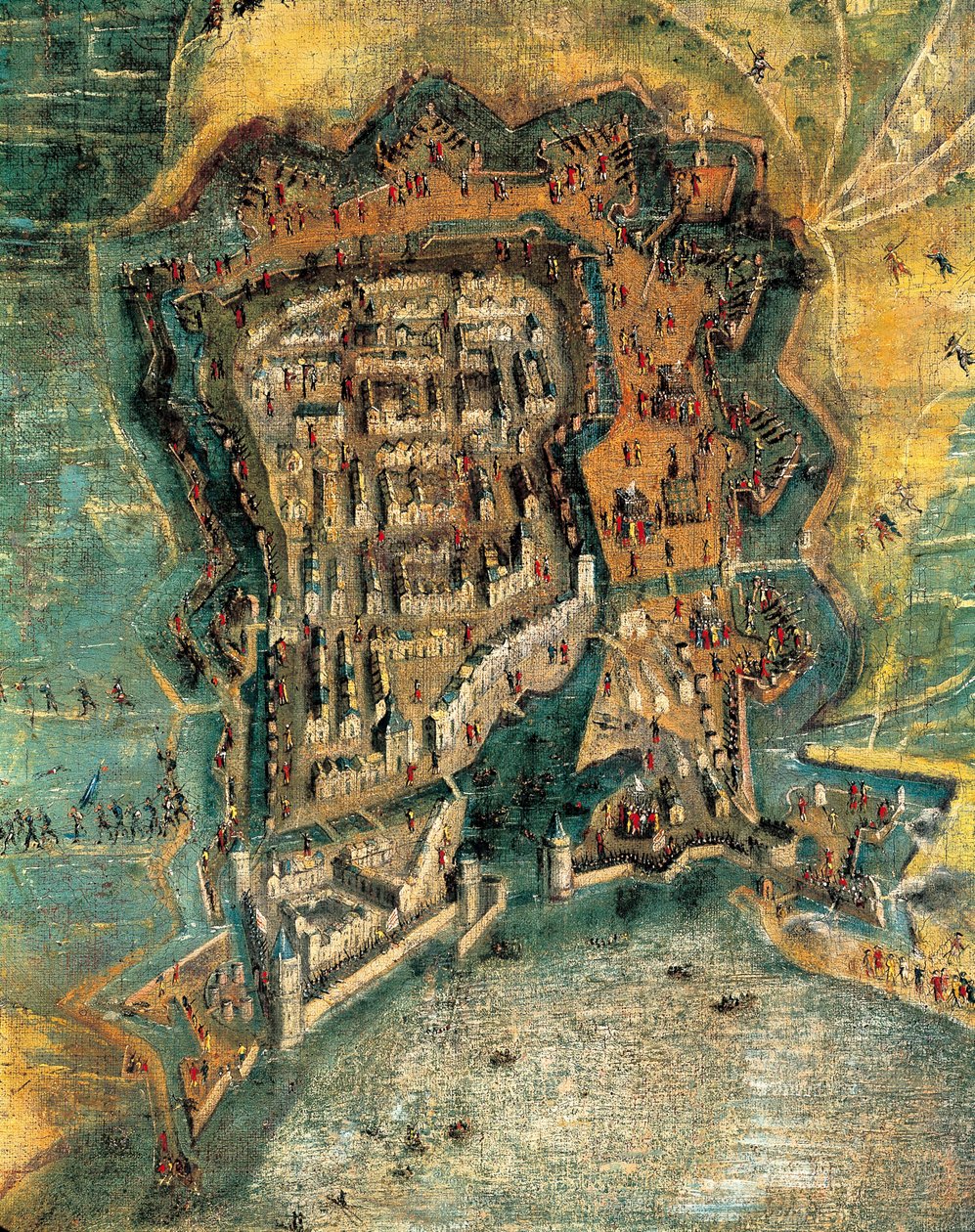 Segrar av la Rochelle av Jacques (after) Callot