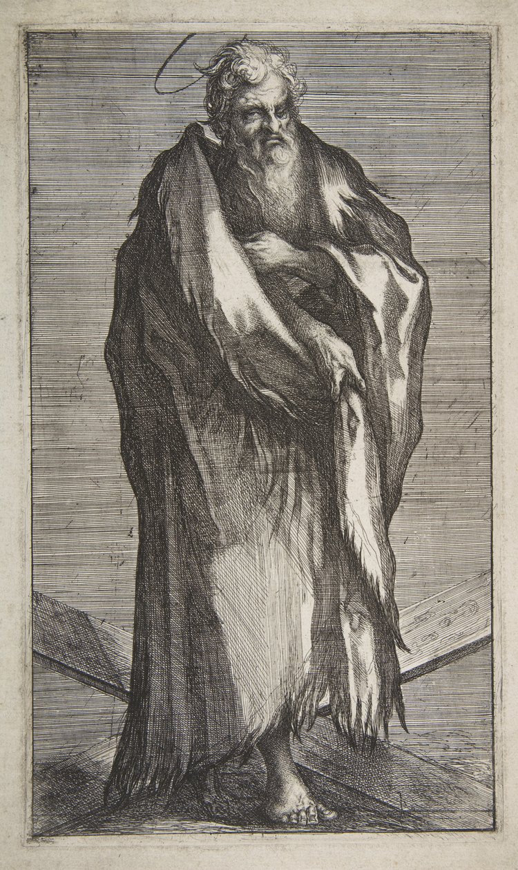 Sankt Andreas, 1595-1616. av Jacques Bellange