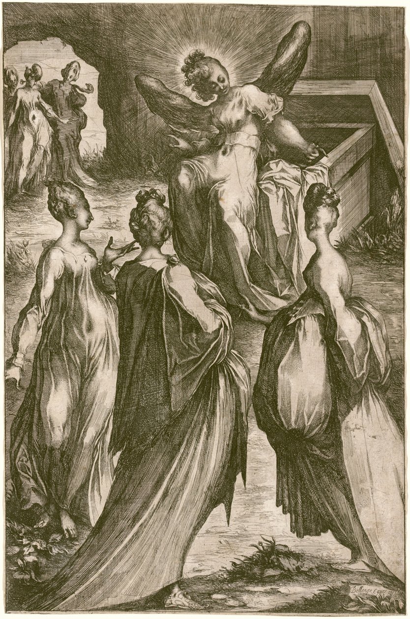 De tre Maria vid graven. av Jacques Bellange