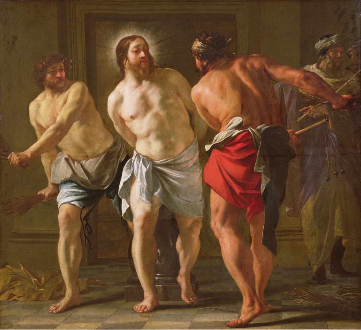 Kristi flagellation, 1630 av Jacques Blanchard