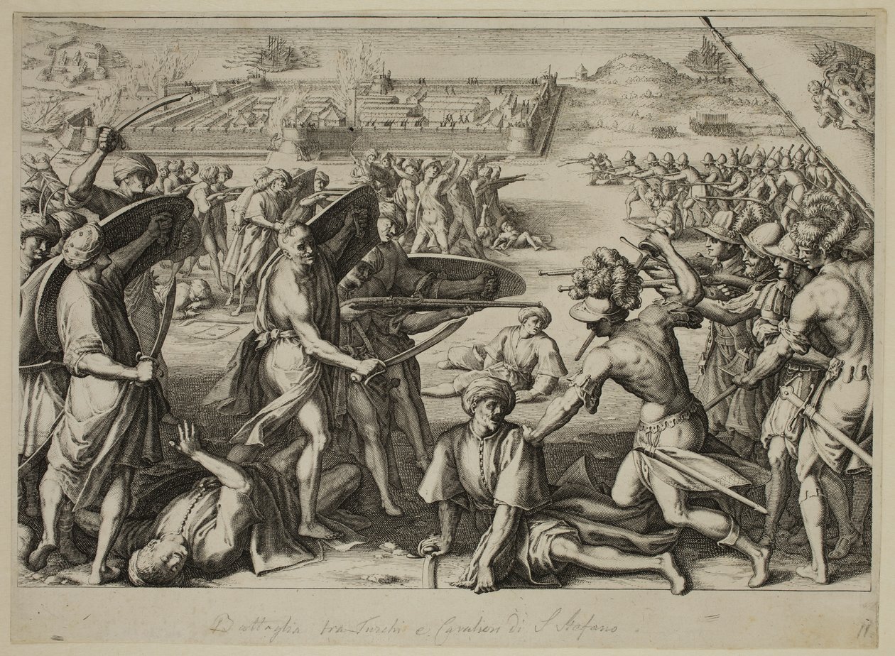 Attack of Bones starka framsteg av Jacques Callot