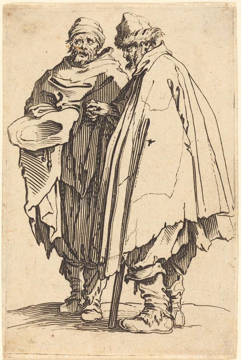 Blind tiggare och följeslagare, ca. 1622. av Jacques Callot