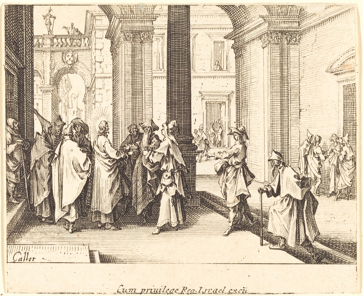 Caesars mynt, 1635. av Jacques Callot