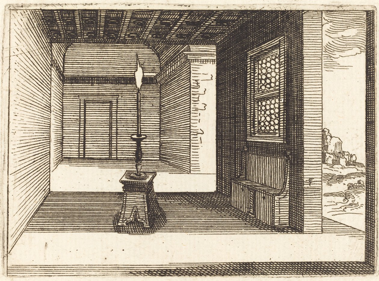 Ljusstake av Jacques Callot