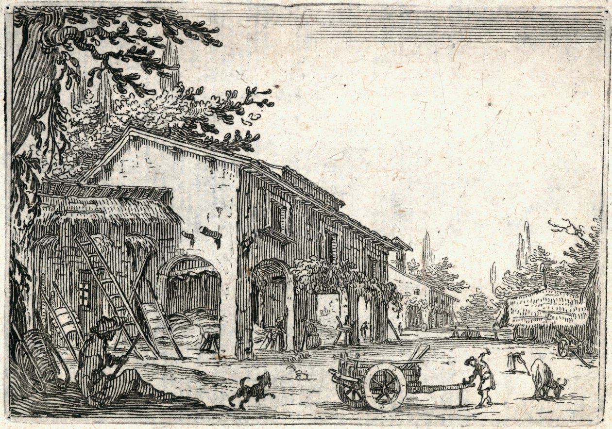 Kapriser av olika figurer av Jacques Callot