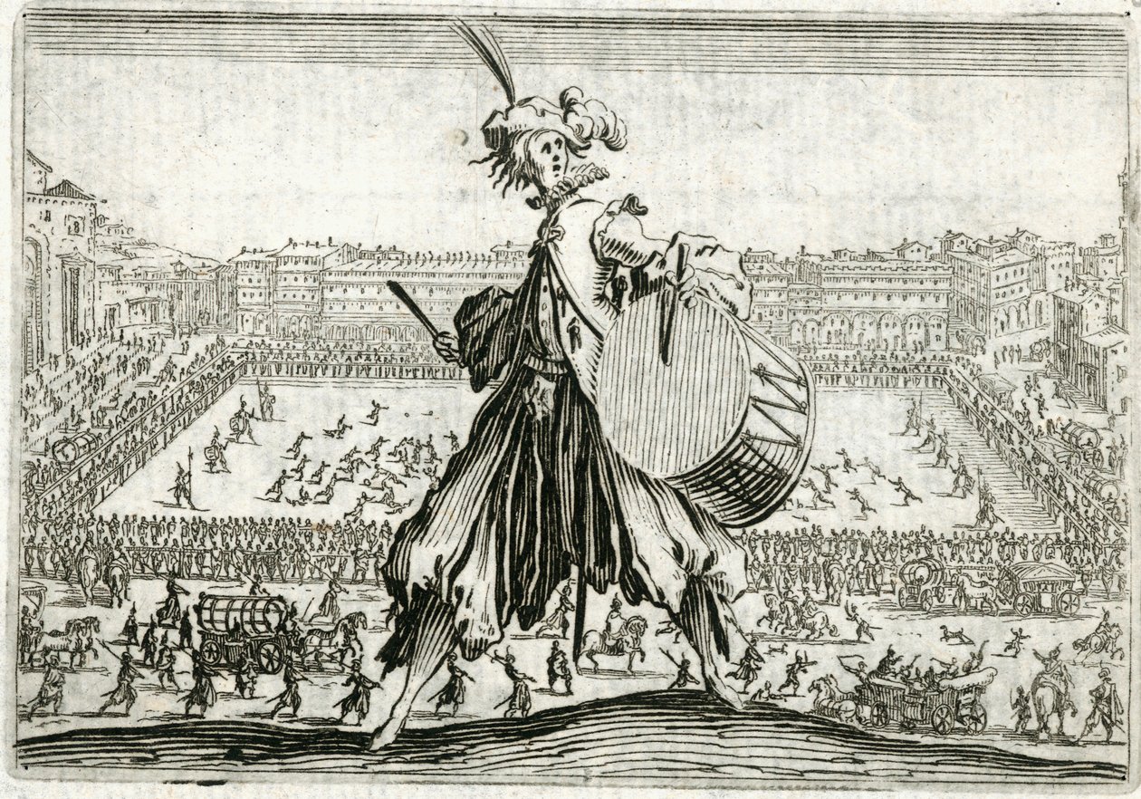 Kapriser av olika figurer av Jacques Callot