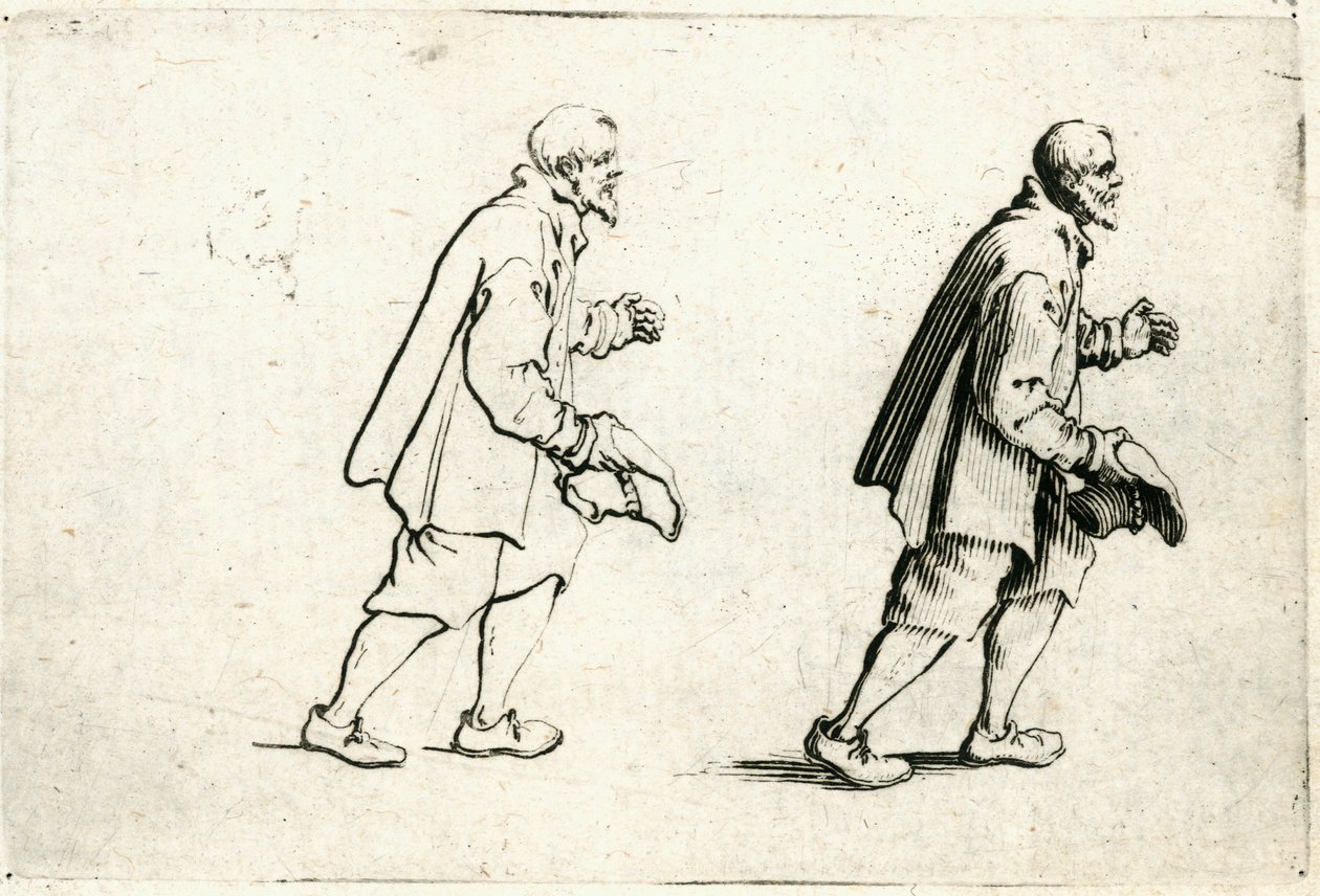 Kapriser av olika figurer av Jacques Callot
