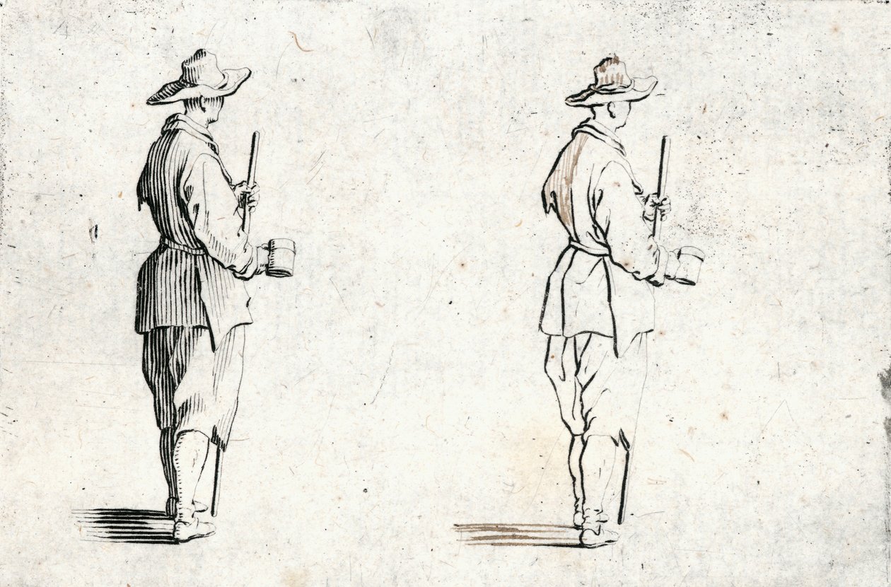 Kapriser av olika figurer av Jacques Callot