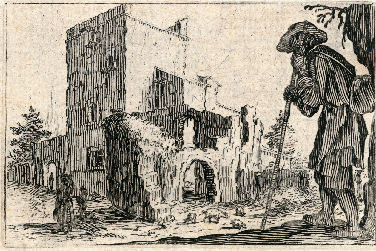 Kapriser av olika figurer av Jacques Callot
