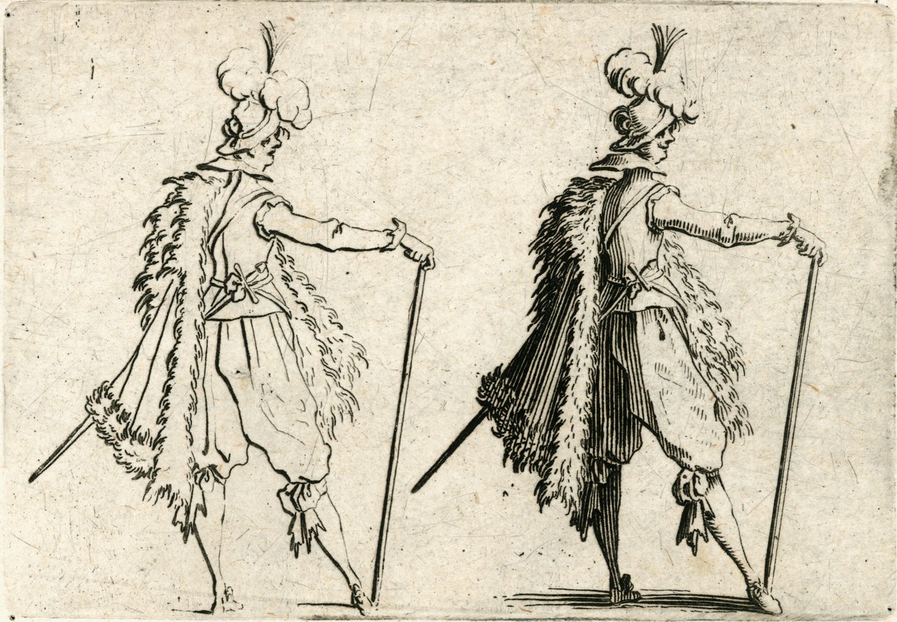 Kapriser av olika figurer av Jacques Callot