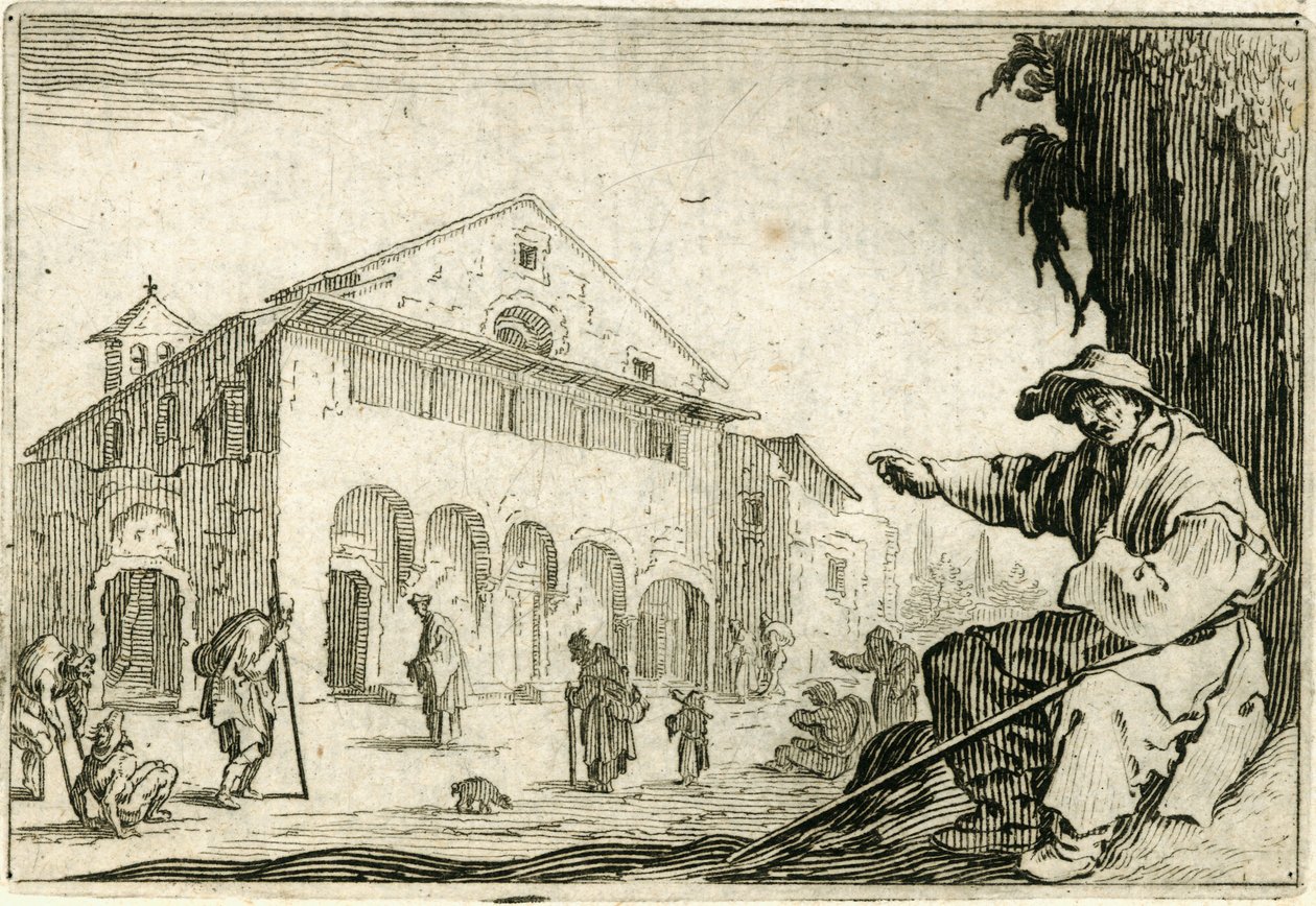 Kapriser av olika figurer av Jacques Callot