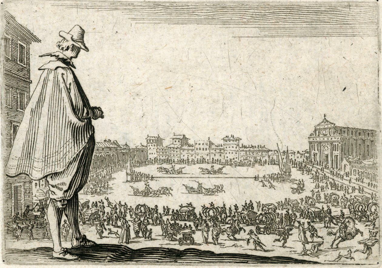 Kapriser av olika figurer av Jacques Callot