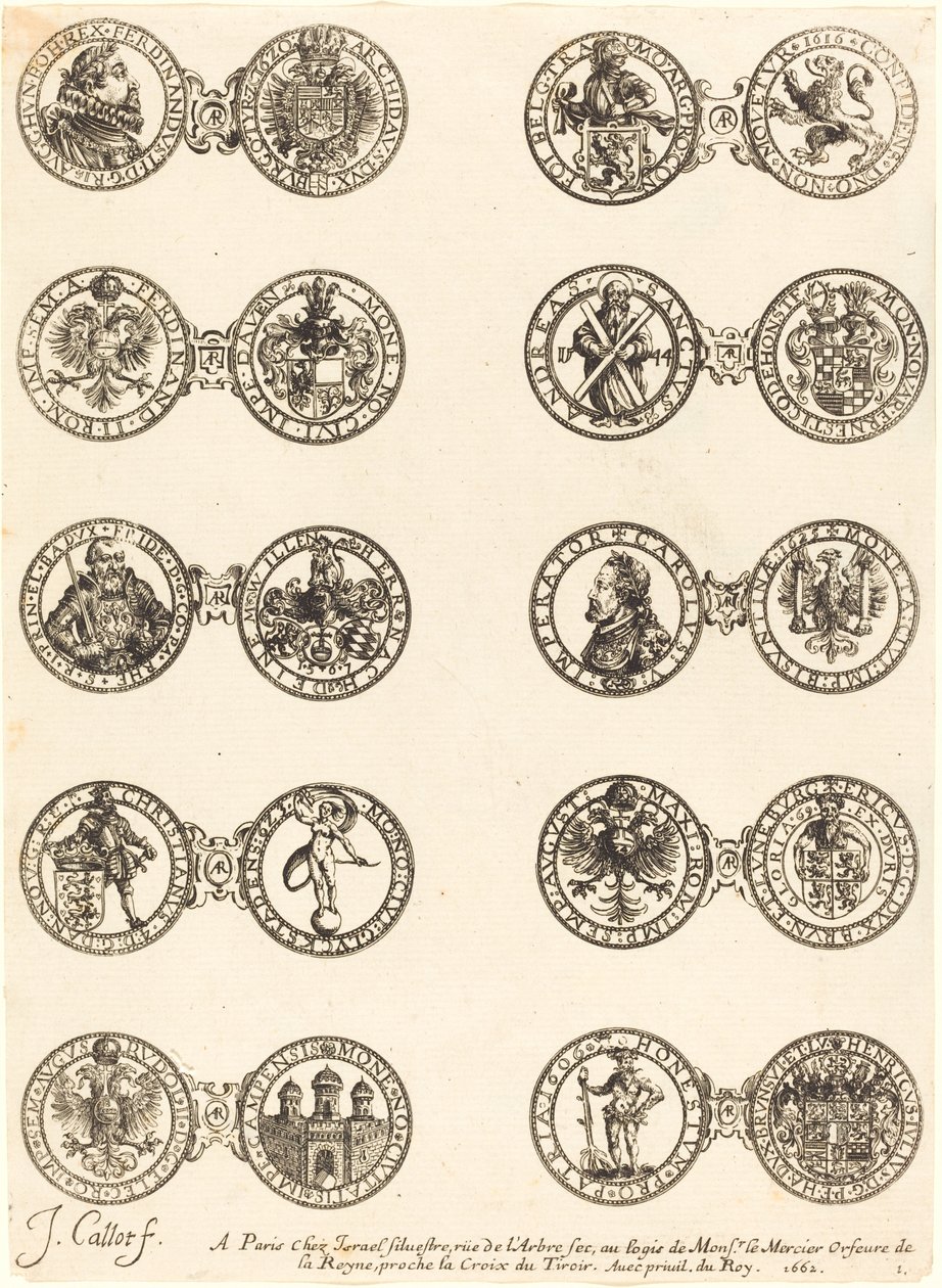 Mynt [skylt 1] av Jacques Callot