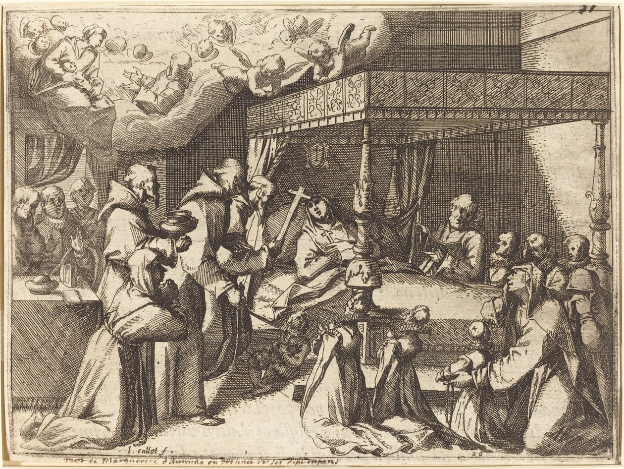 Drottningens död av Jacques Callot